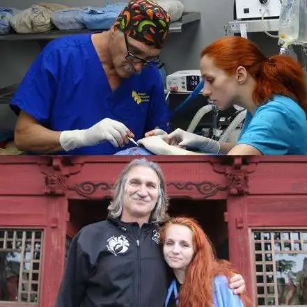 dr jeff vet young mountain petra wife rocky who wiki victim saving lives cancer performing posing worker clinic surgery cum